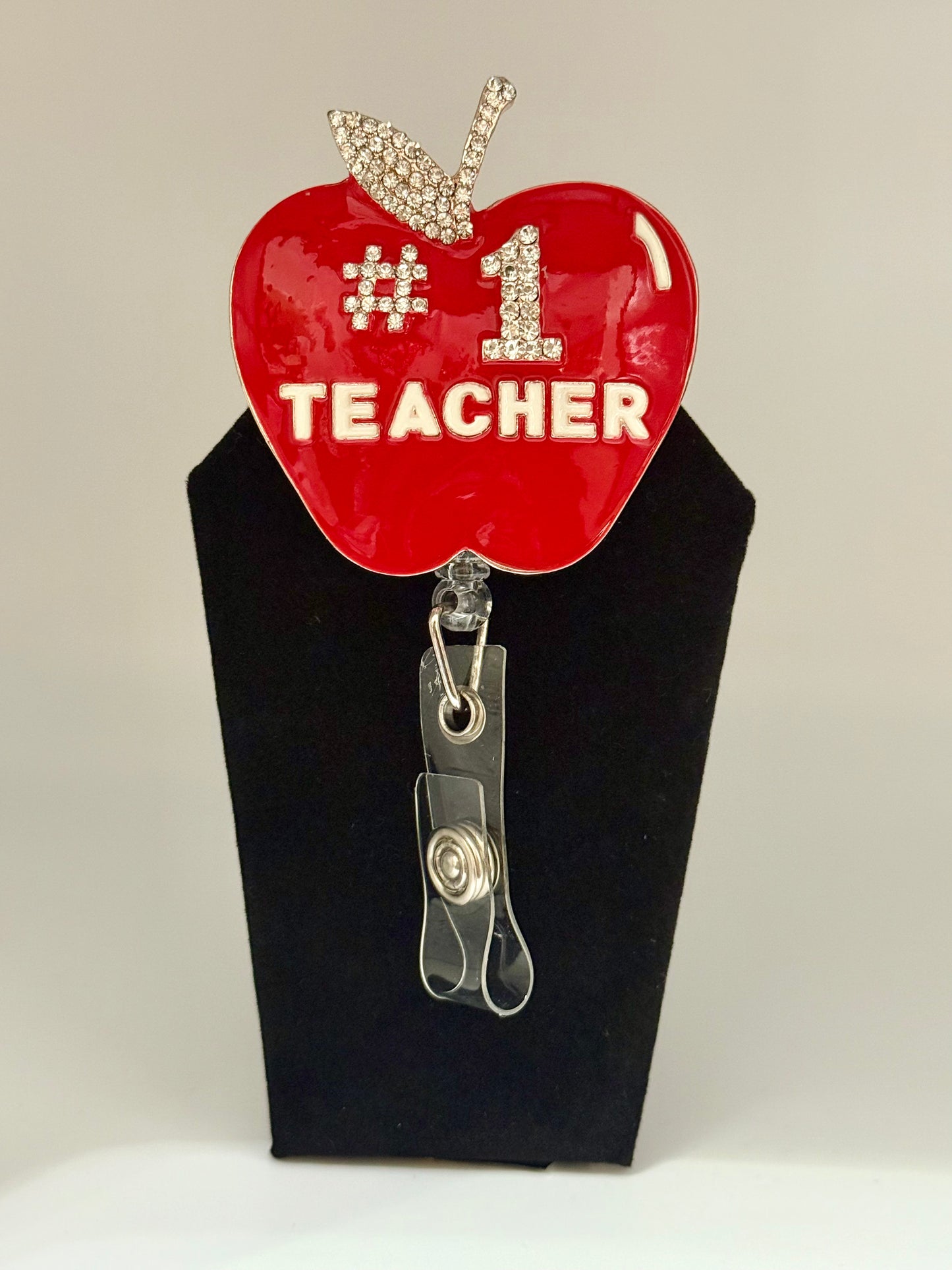 "#1 Teacher" Apple  Badge Reel