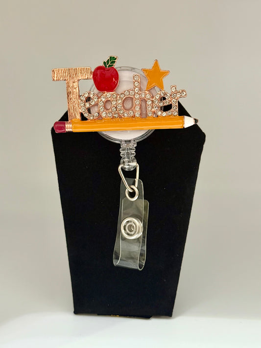 "Teacher" Badge Reel