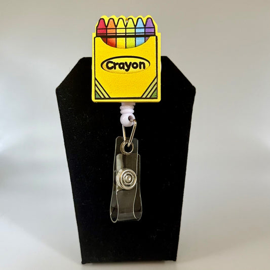 Crayon Box Badge Reel