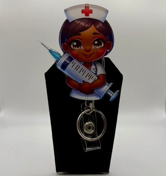 Animated Nurse Badge Reel