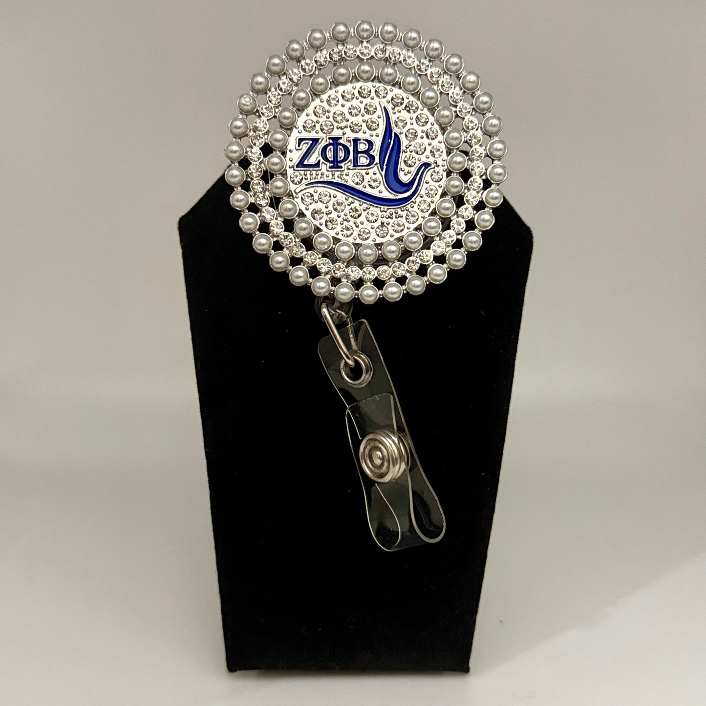 Pearl Circle Sorority Badge Reel