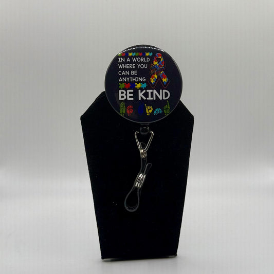 "Be Kind" Autism Awareness Badge Reel