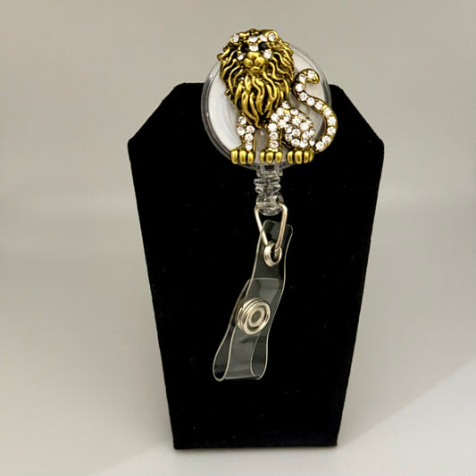 Sitting Lion Badge Reel