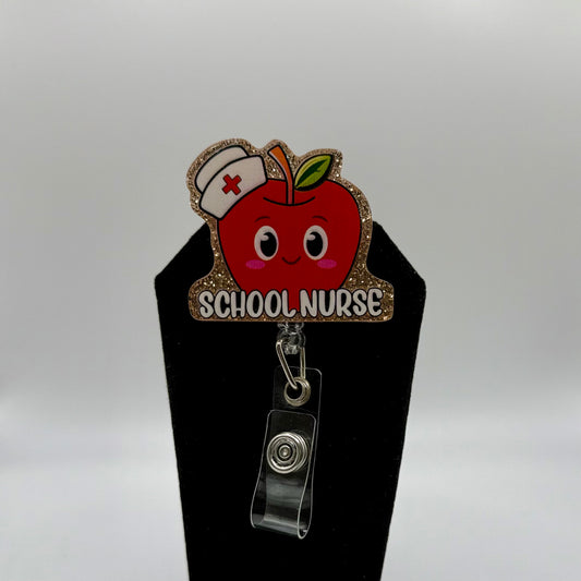 School Nurse Badge Reel